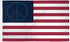 Peace USA (Leaf) Flag 3x5ft Poly - Flags Importer