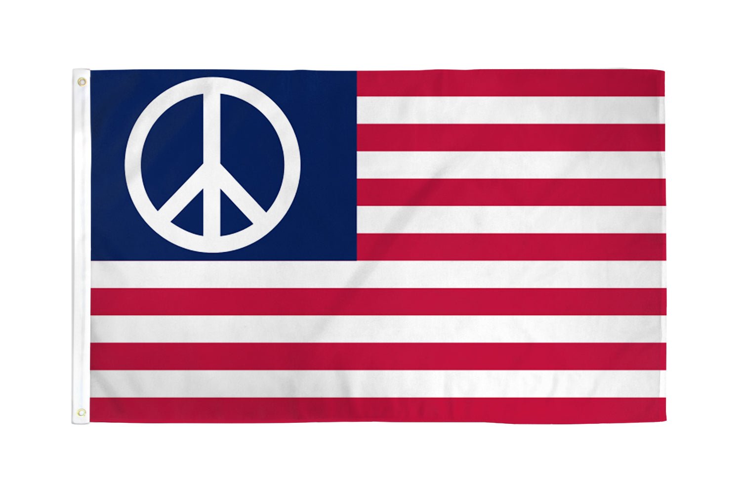 Peace USA (Standard) Flag 3x5ft Poly - Flags Importer