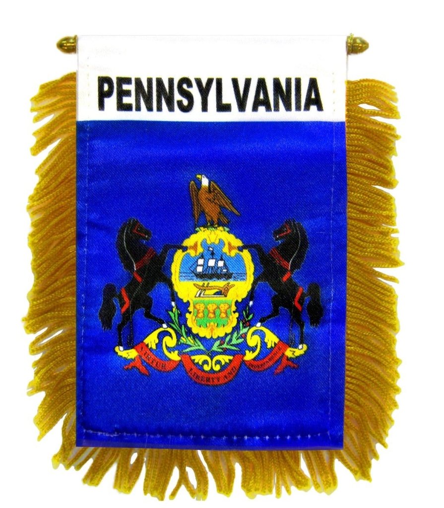 Pennsylvania Mini Banner - Flags Importer