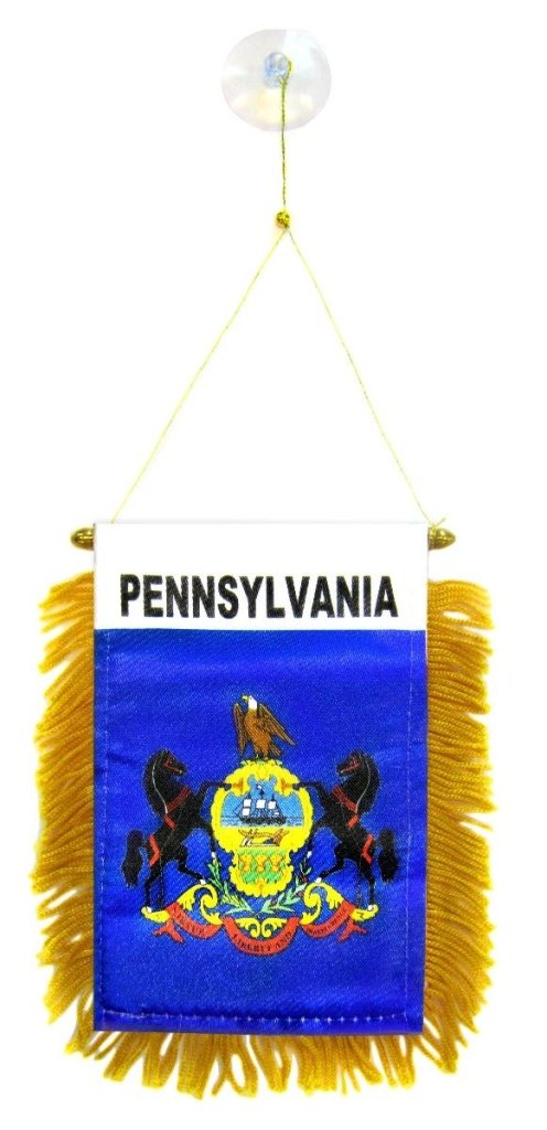 Pennsylvania Mini Banner - Flags Importer