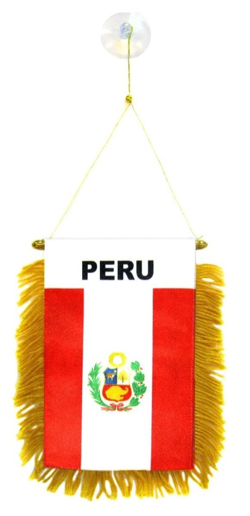 Peru Mini Banner - Flags Importer