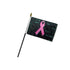 Pink Ribbon (Inscriptions) 4x6in Stick Flag - Flags Importer