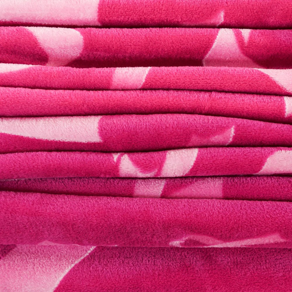 Pink Ribbon (Pink) Soft Plush 50x60in Blanket - Flags Importer