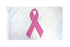 Pink Ribbon (White) Flag 3x5ft Poly - Flags Importer