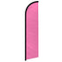 Pink Solid Color Windless Banner Flag - Flags Importer