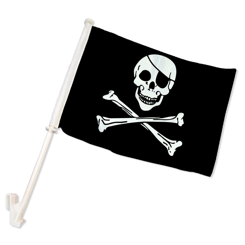 Pirate (Regular) Double - Sided Car Flag - Flags Importer