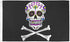 Pirate Sugar Skull Flag 3x5ft Poly - Flags Importer