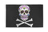 Pirate Sugar Skull Flag 3x5ft Poly - Flags Importer