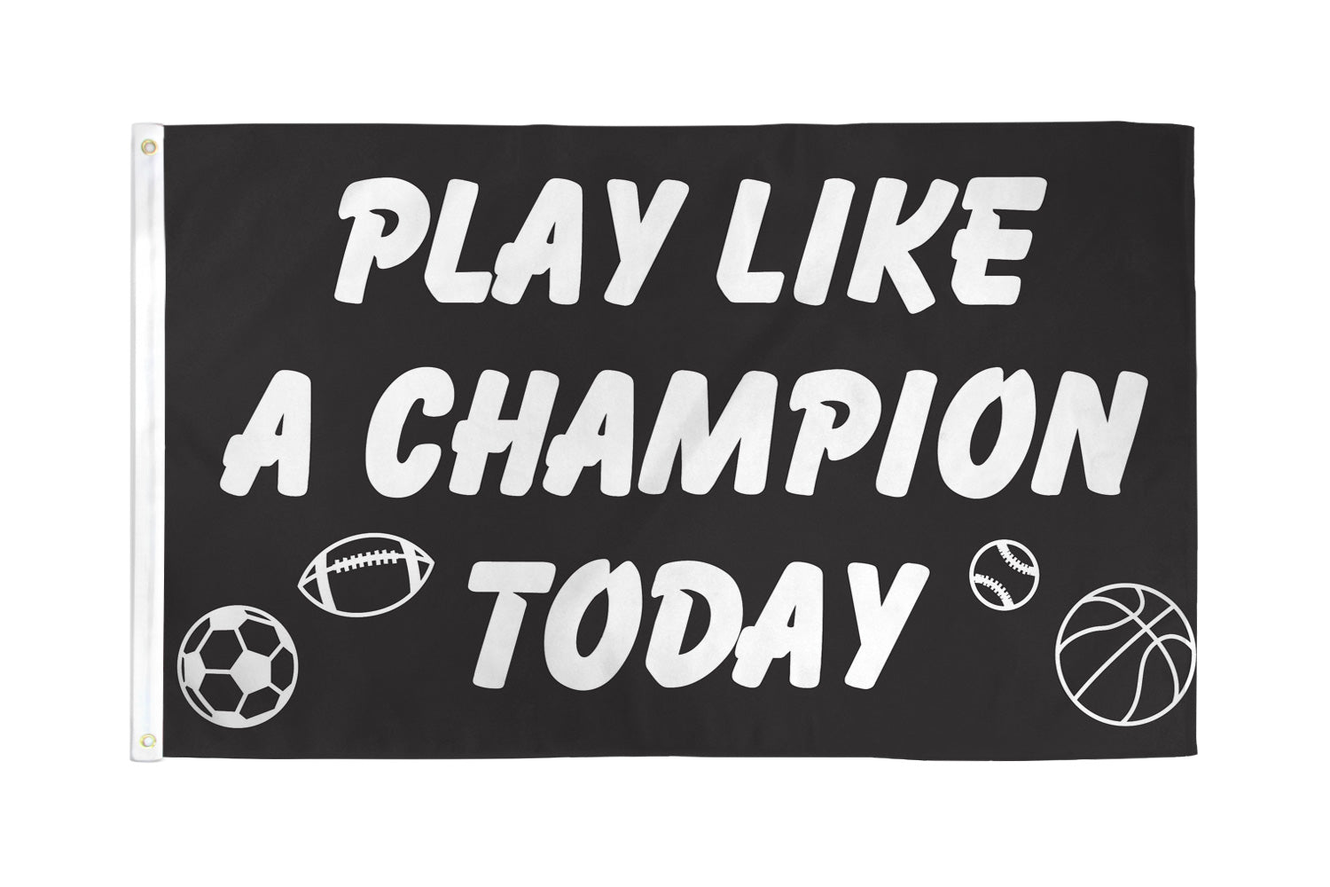 Play Like a Champion Flag 3x5ft Poly - Flags Importer