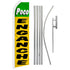 Poco Enganche (Green & Yellow) Super Flag & Pole Kit - Flags Importer