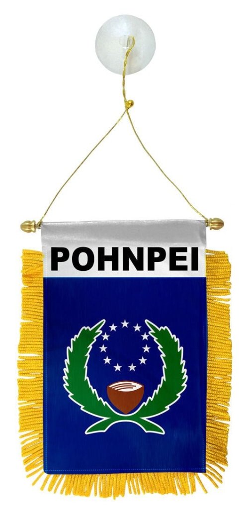 Pohnpei Mini Banner - Flags Importer