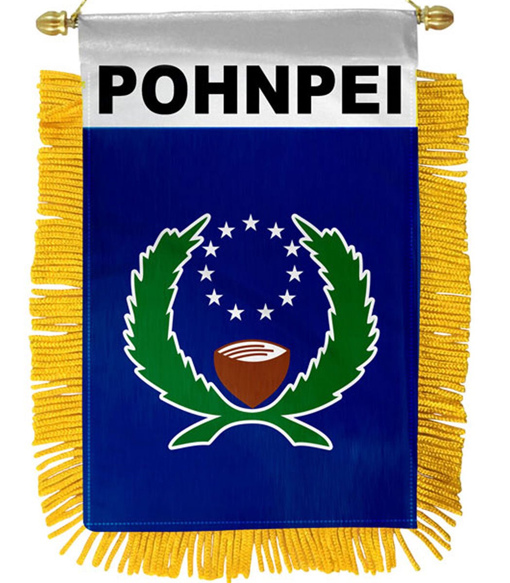 Pohnpei Mini Banner - Flags Importer