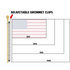 Infographic showing Compatible Flag Sizes