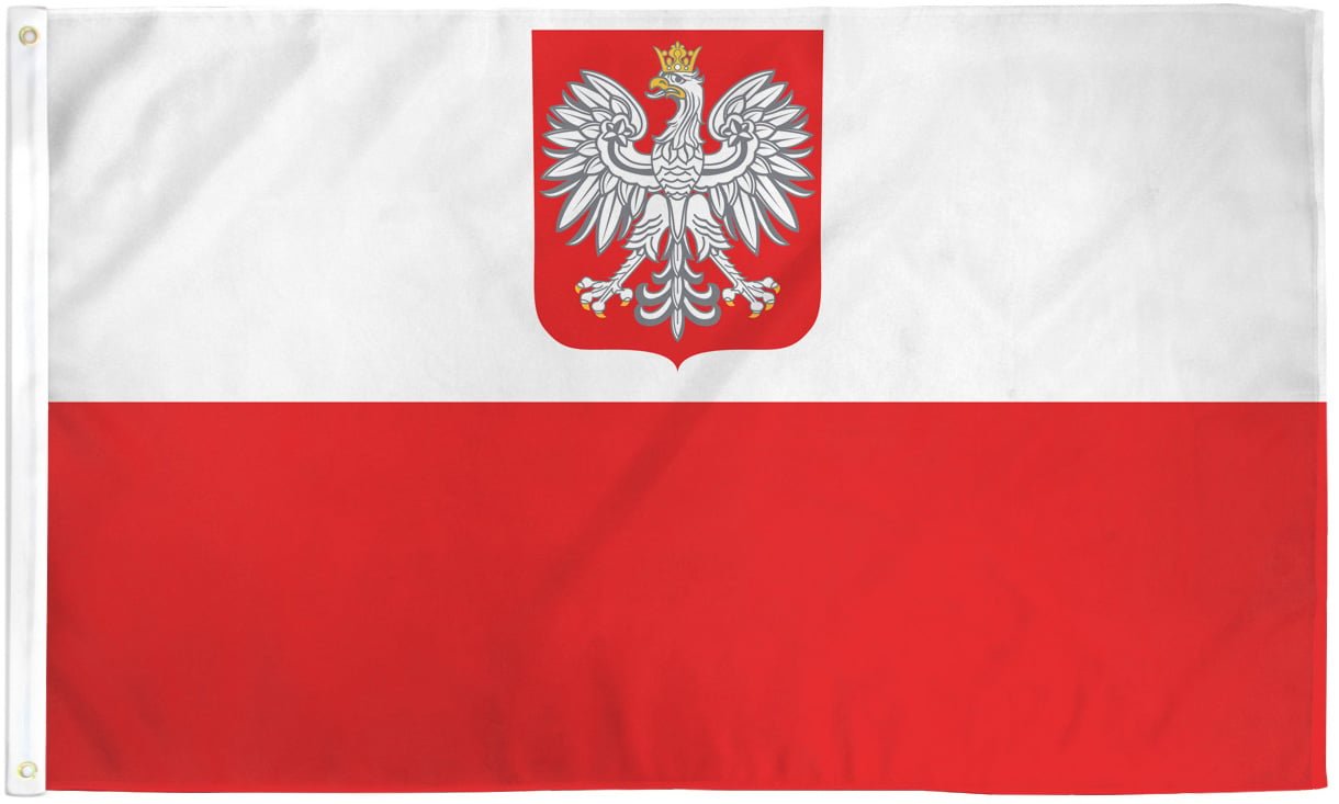 Poland (Eagle) 3x5ft DuraFlag - Flags Importer