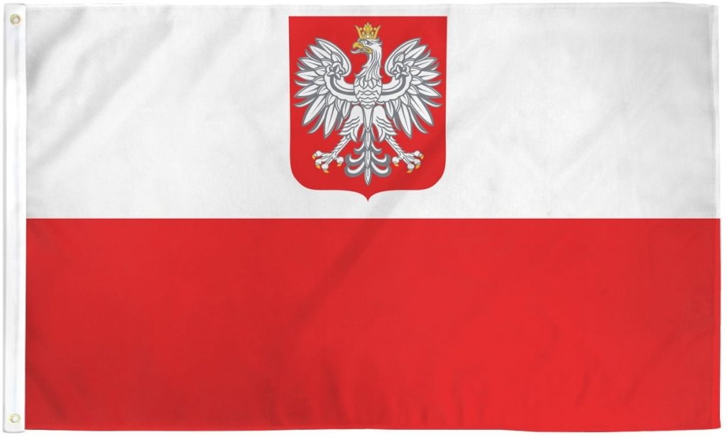 Poland (Eagle) Flag 2x3ft Poly - Flags Importer