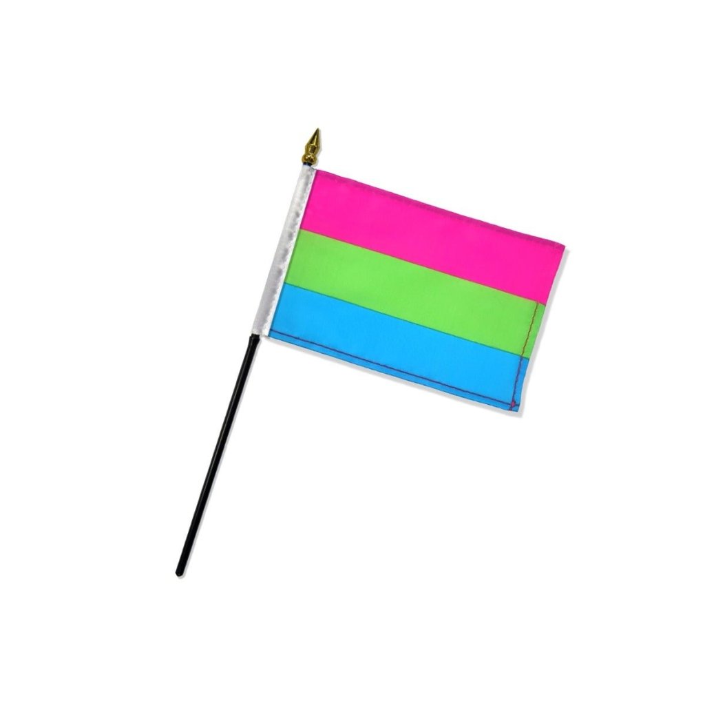 Polysexual 4x6in Stick Flag - Flags Importer