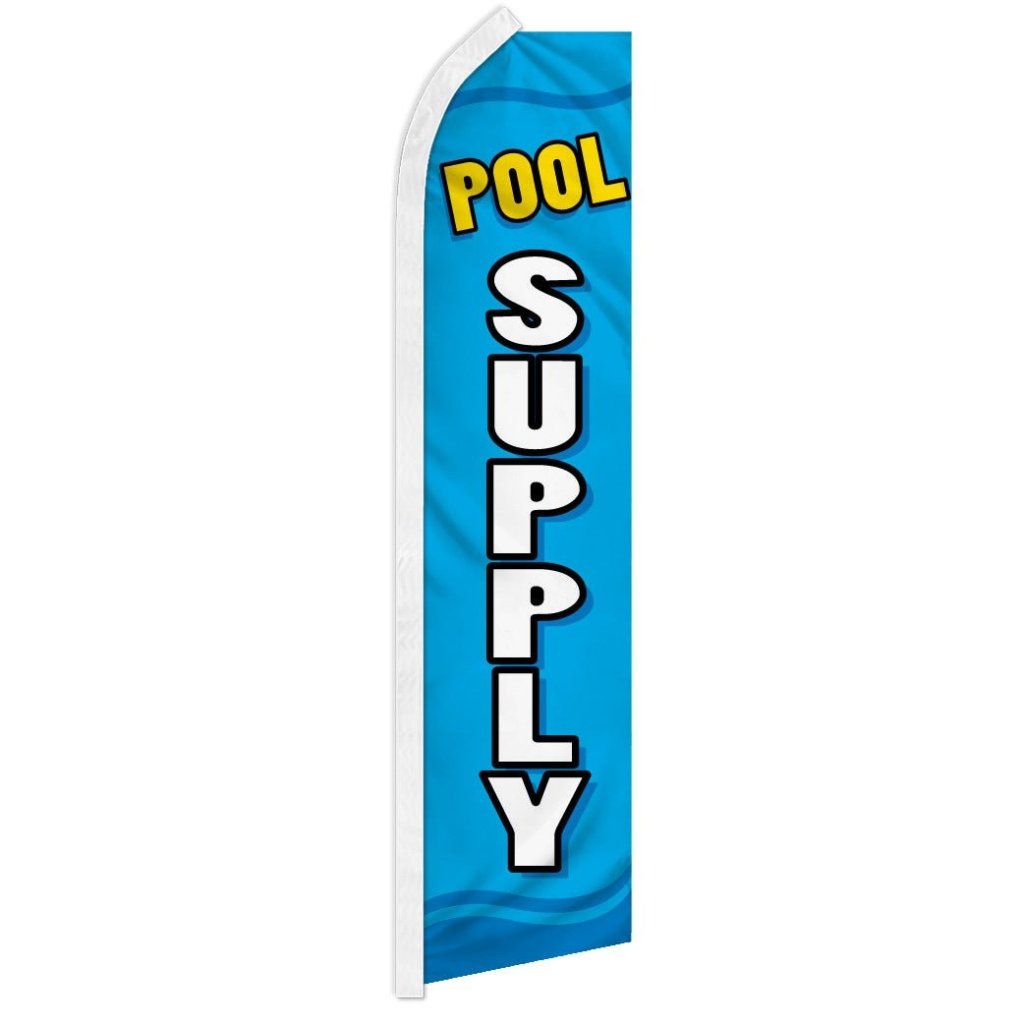 Pool Supply Super Flag - Flags Importer