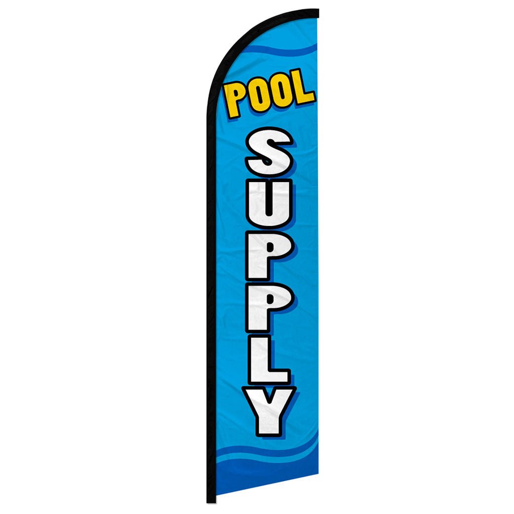 Pool Supply Windless Banner Flag - Flags Importer