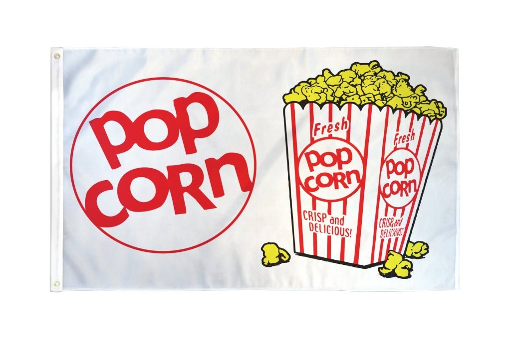 Popcorn Flag 3x5ft Poly - Flags Importer