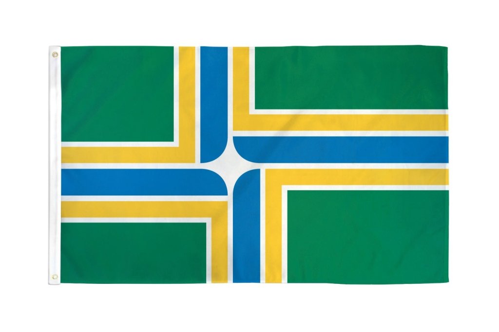 Portland City Flag 3x5ft Poly - Flags Importer