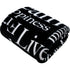 Positive Message (Black) Soft Plush 50x60in Blanket - Flags Importer