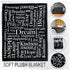 Positive Message (Black) Soft Plush 50x60in Blanket - Flags Importer