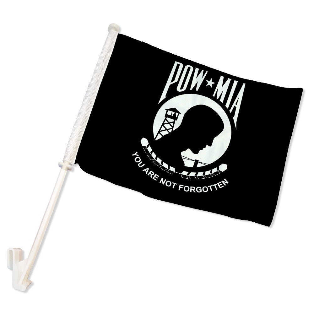 POW - MIA (Standard) Double - Sided Car Flag - Flags Importer