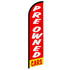 Preowned Cars (Red & White) Windless Banner Flag - Flags Importer