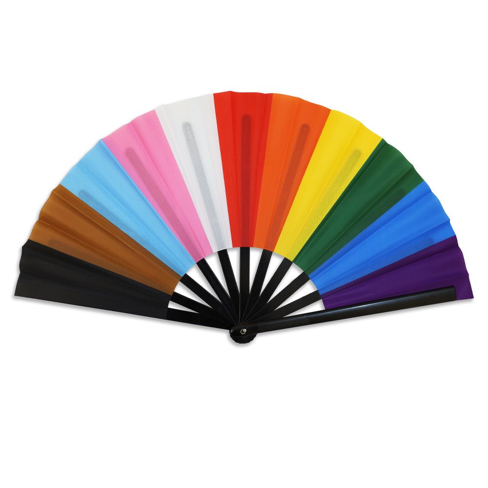 Progress Pride X - Large Hand Fan - Flags Importer