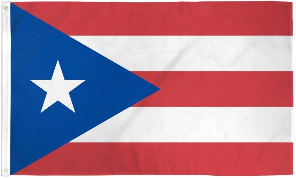 Puerto Rico Flag 3x5ft Poly - Flags Importer