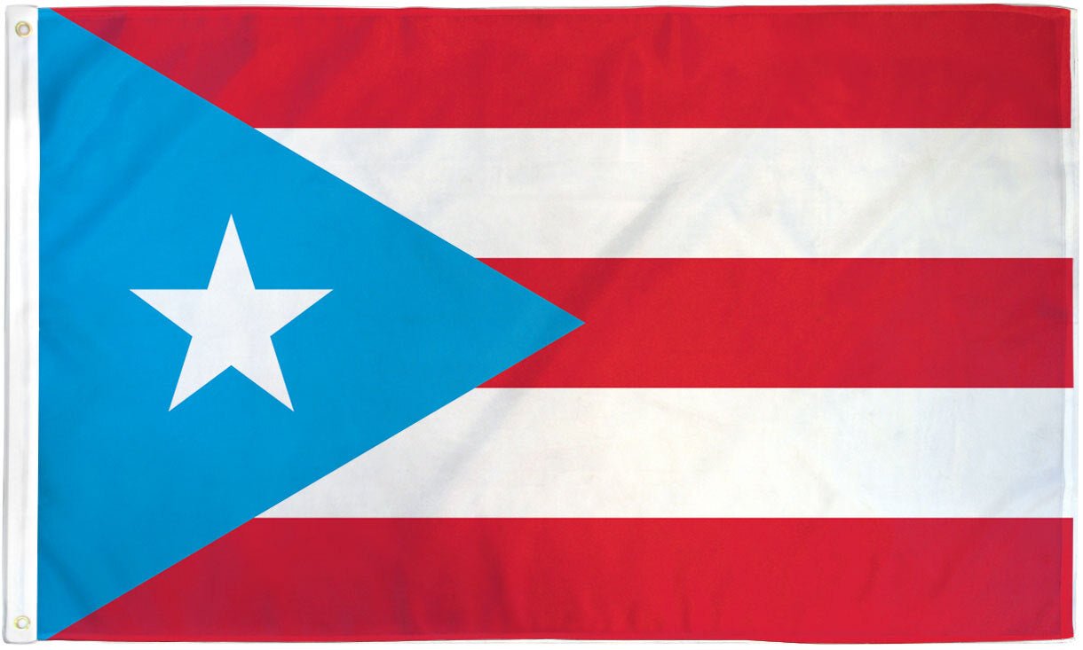 Puerto Rico (Light Blue) Flag 3x5ft Poly - Flags Importer