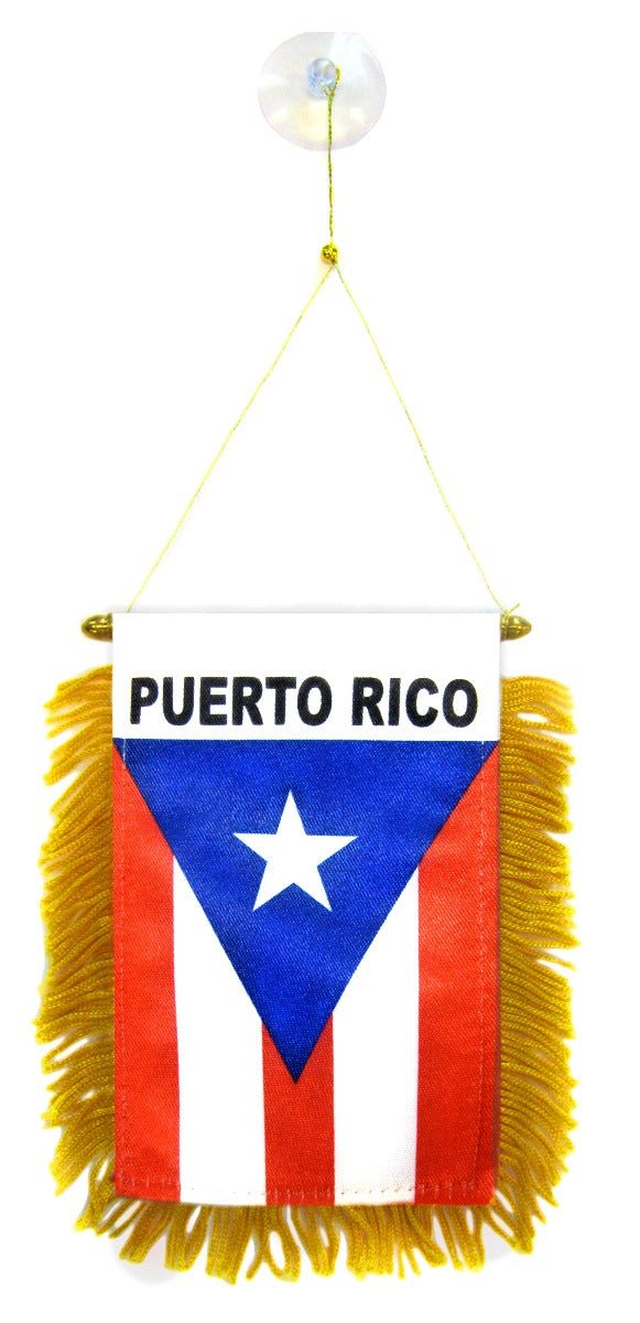 Puerto Rico Mini Banner - Flags Importer