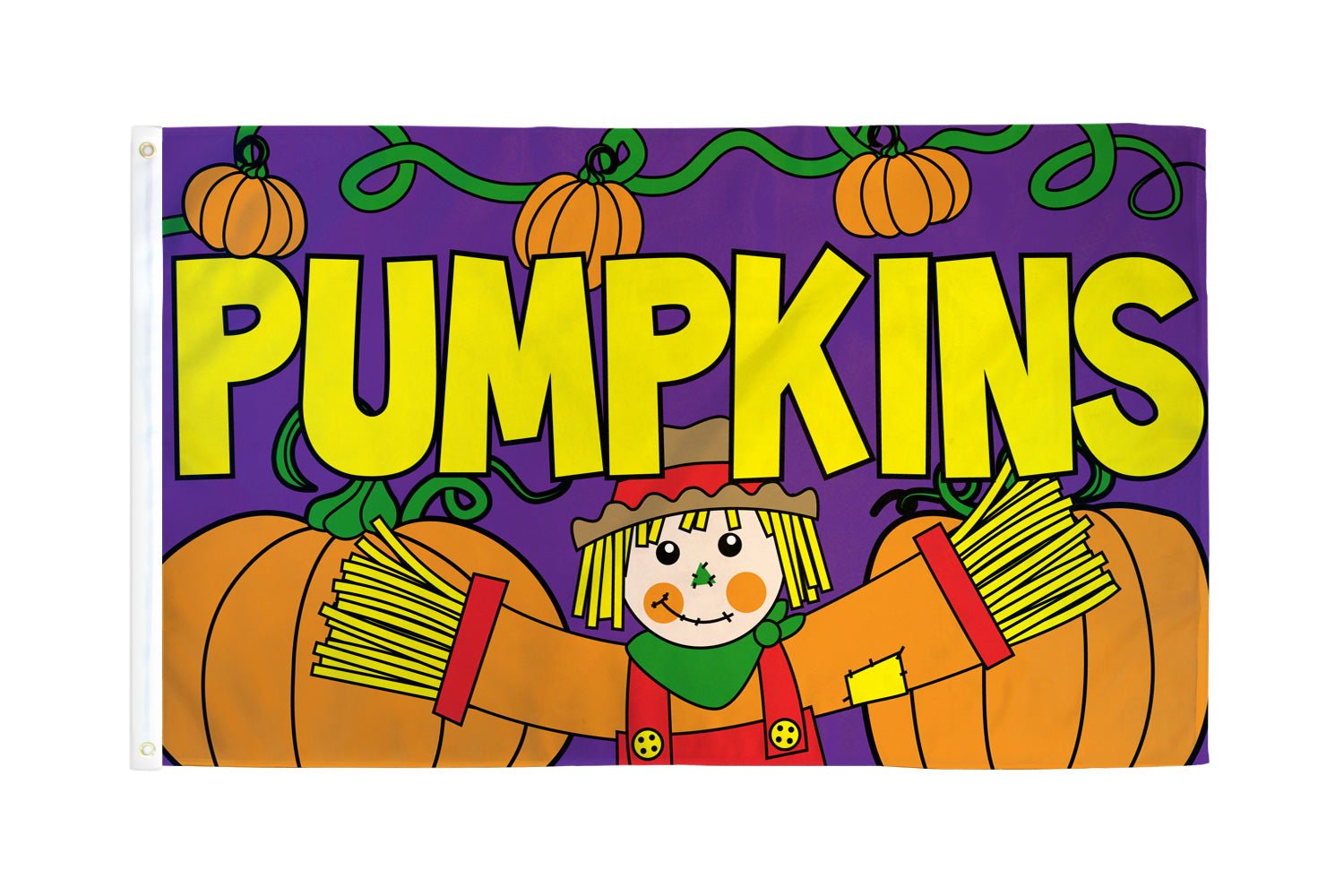 Pumpkins Flag 3x5ft Poly - Flags Importer