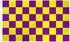 Purple & Yellow Checkered Flag 3x5ft Poly - Flags Importer