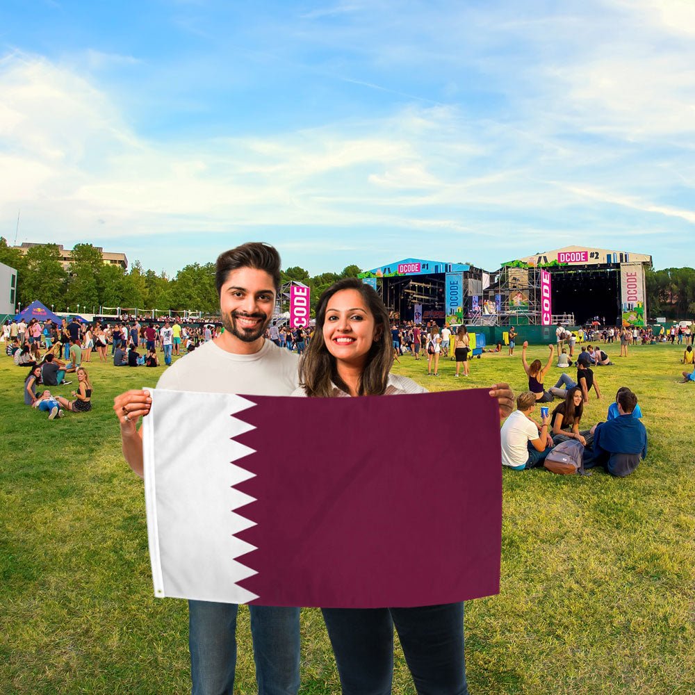 Qatar Flag 2x3ft Poly - Flags Importer