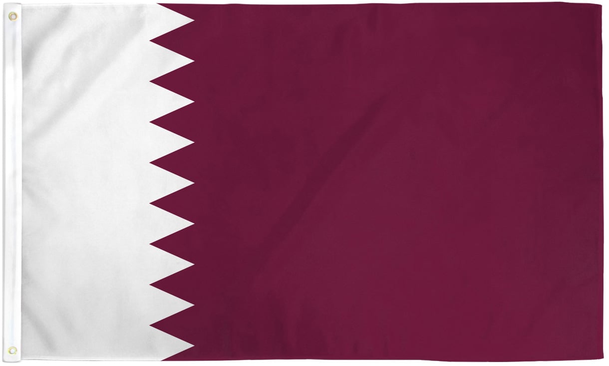 Qatar Flag 2x3ft Poly - Flags Importer