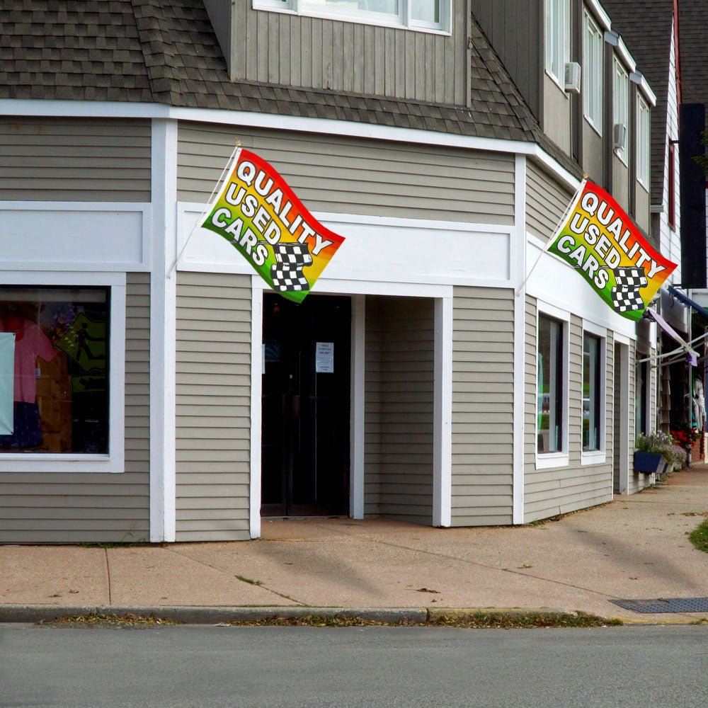 Quality Used Cars Flag 3x5ft Poly - Flags Importer