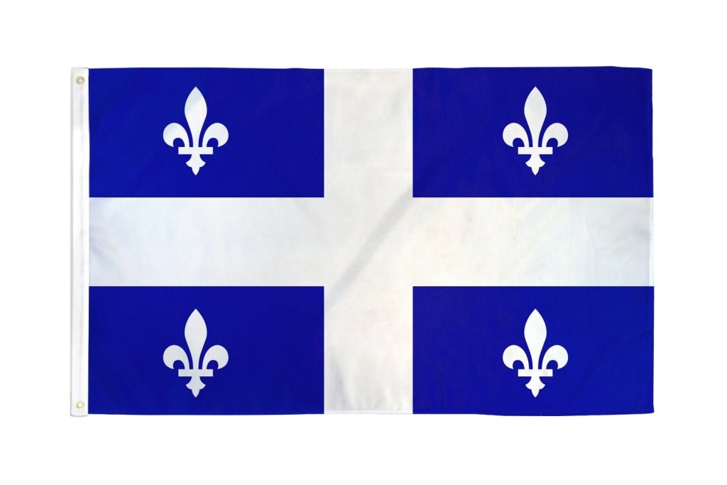 Quebec Flag 3x5ft Poly - Flags Importer