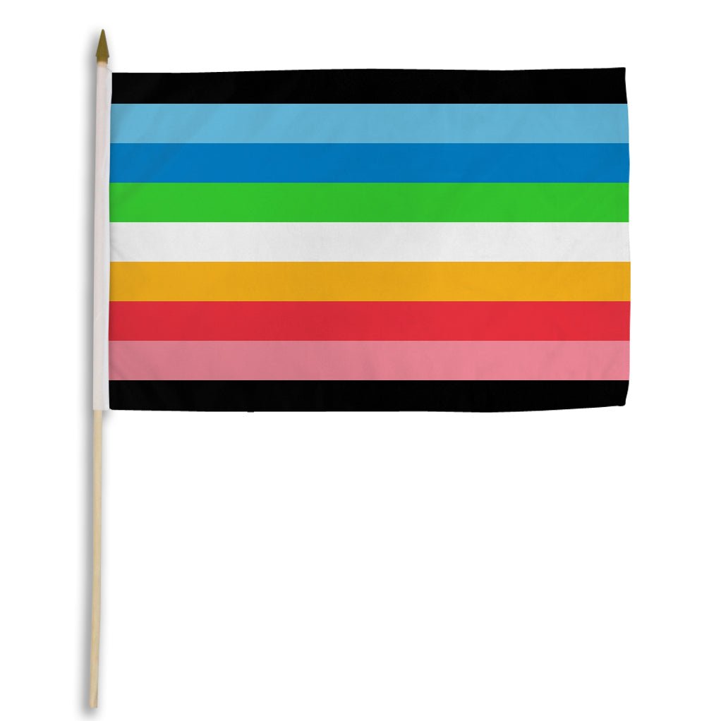 Queer 12x18in Stick Flag - Flags Importer