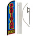 Radiator Specialists Windless Banner Flag & Pole Kit - Flags Importer