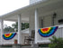 Rainbow Embroidered Bunting Flag 6x3ft - Flags Importer