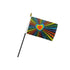 Rainbow Love 4x6in Stick Flag - Flags Importer