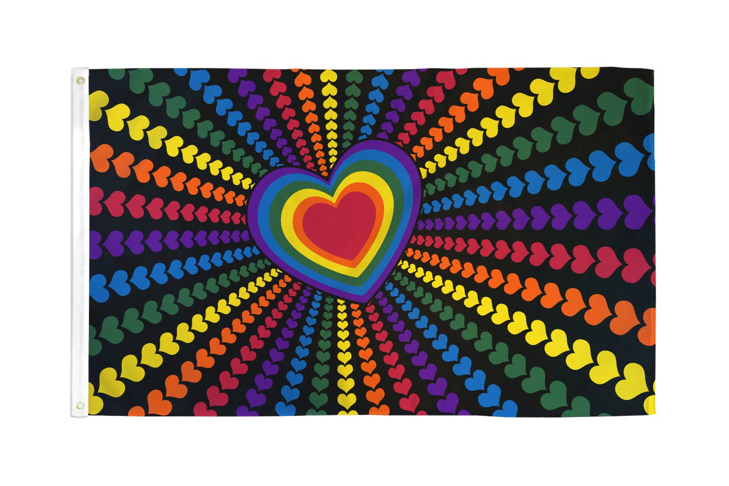 Rainbow Love Flag 2x3ft Poly - Flags Importer