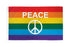 Rainbow Peace Sign Flag 3x5ft Poly - Flags Importer