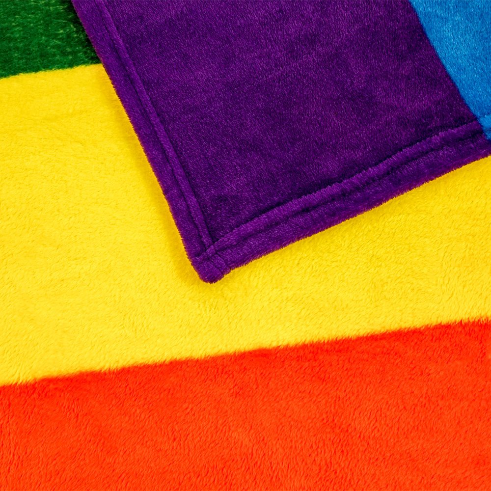 Rainbow Soft Plush 50x60in Blanket - Flags Importer