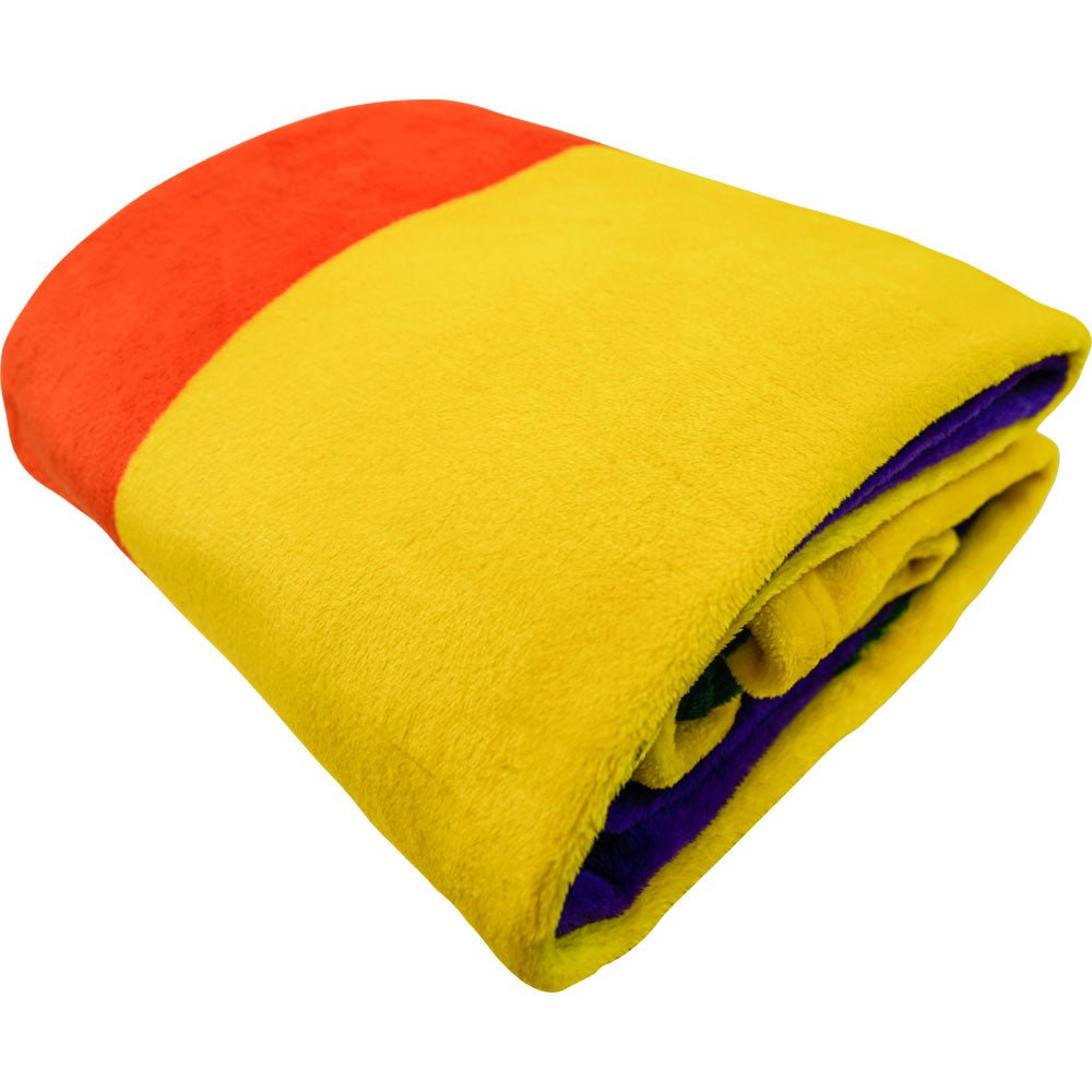 Rainbow Soft Plush 50x60in Blanket - Flags Importer