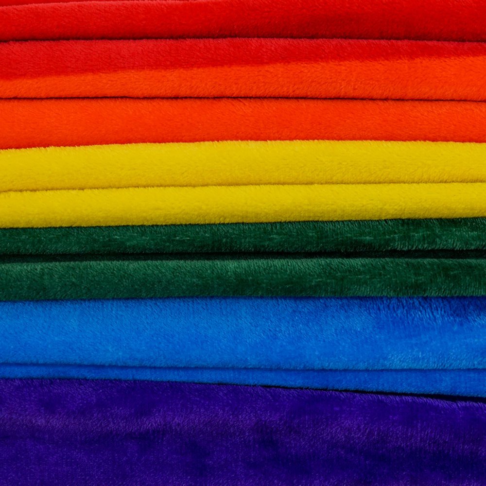 Rainbow Soft Plush 50x60in Blanket - Flags Importer