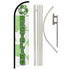 Recycling Windless Banner Flag & Pole Kit - Flags Importer