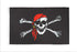 Red Bandana Jolly Roger Flag 4x6ft Poly - Flags Importer