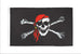 Red Bandana Jolly Roger Flag 4x6ft Poly - Flags Importer